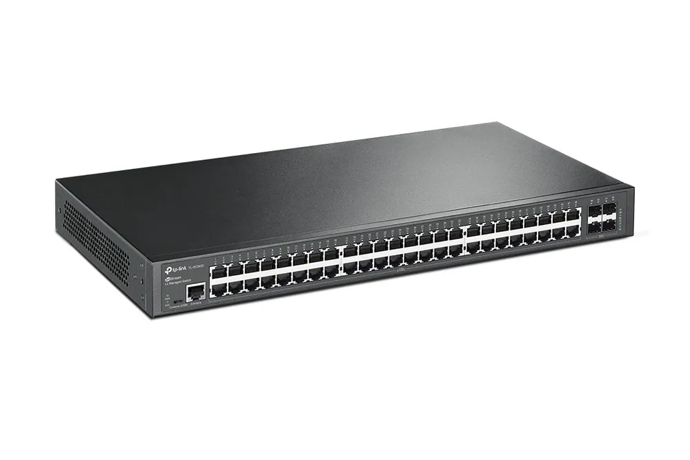 Сетевой коммутатор TP-LINK TL-SG3452, 48x 10/100/1000 Мбит/с, 4x SFP