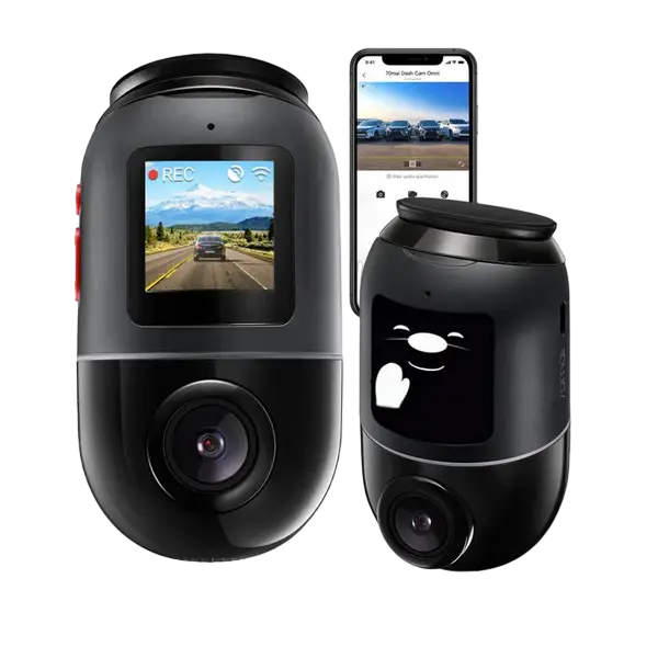 Cameră DVR frontală  70mai X200 Omni, 1920 x 1080, Negru