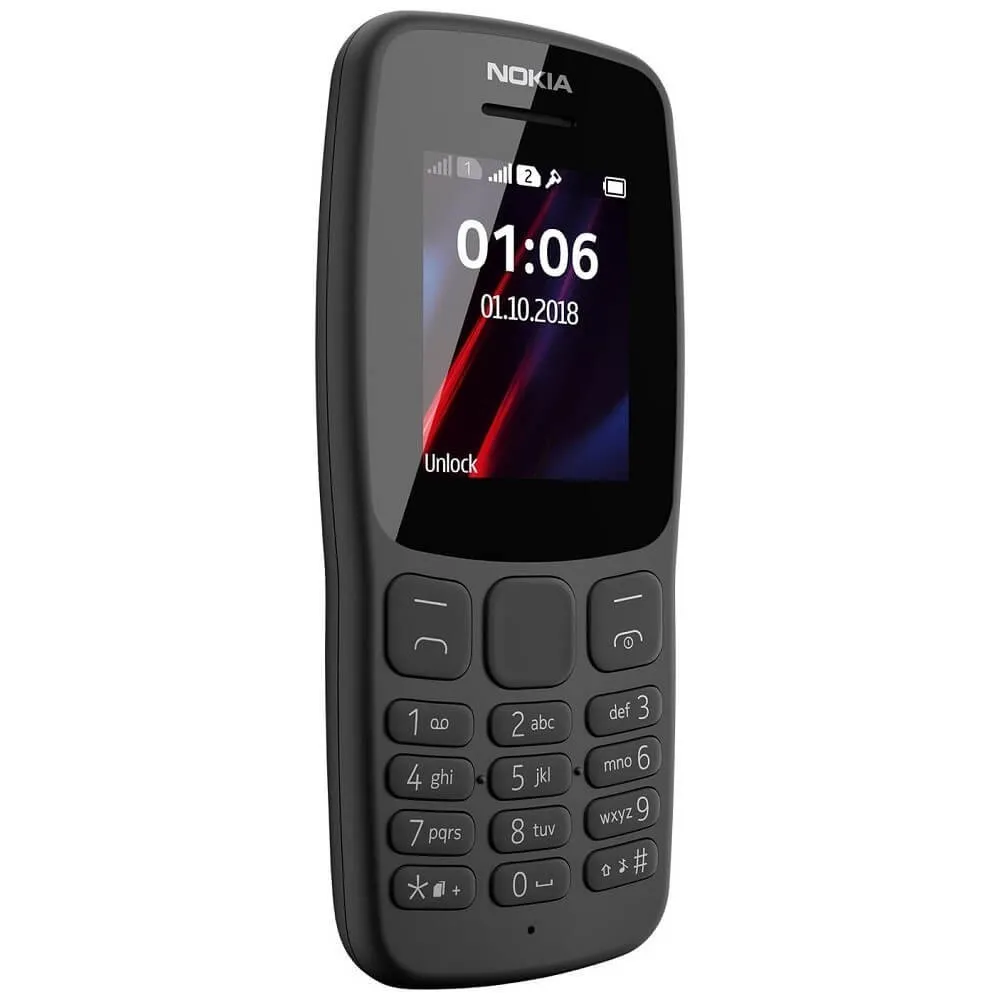Telefon mobil Nokia 210, Negru