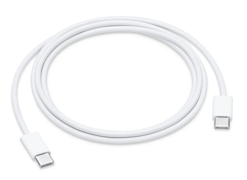 Cablu încărcare și sincronizare Apple MUF72ZM/A, USB Type-C/USB Type-C, 1m, Alb