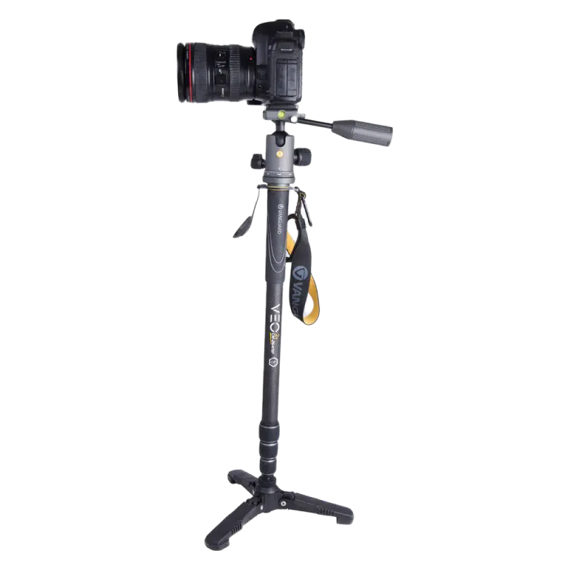 Monopod Vanguard VEO 2S CM-264TBP, Cap video/Cap trepied de minge, Negru