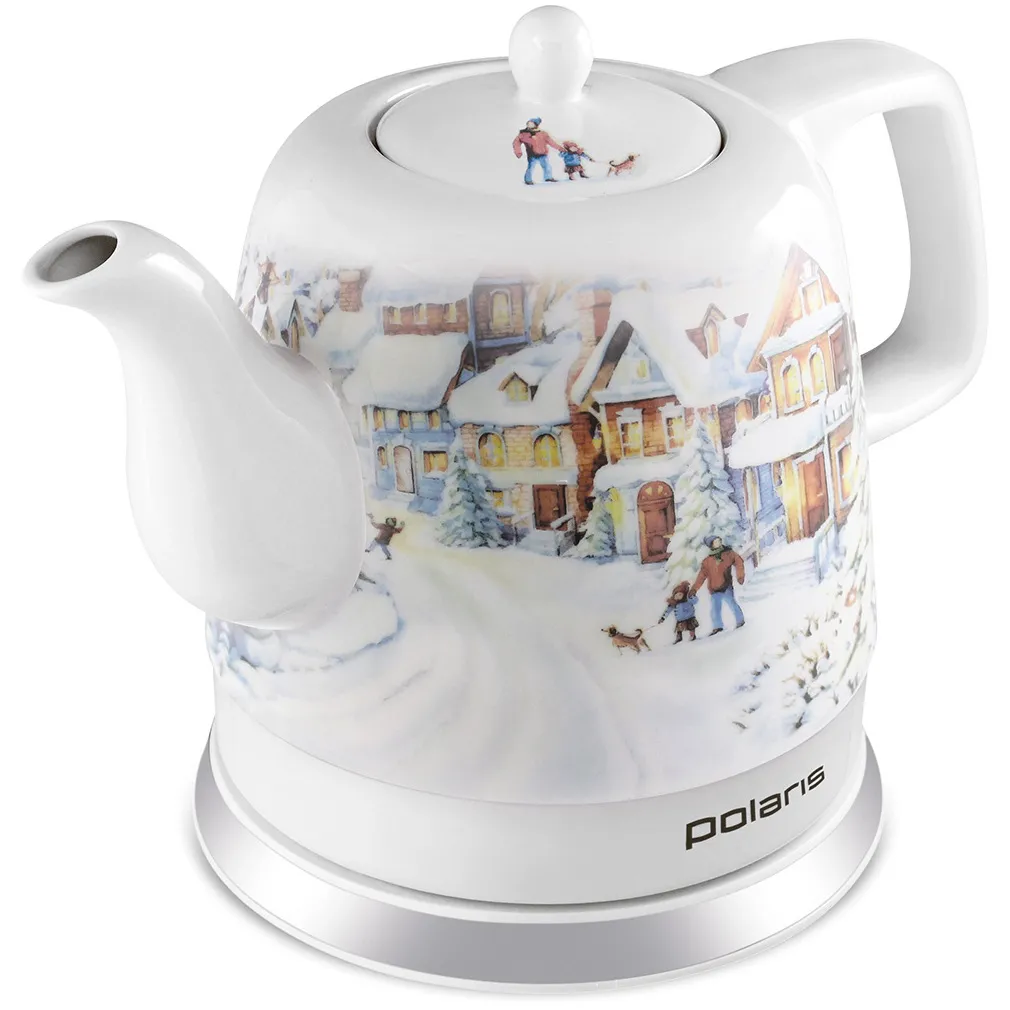 Fierbător electric Polaris PWK1283CCR, Alb