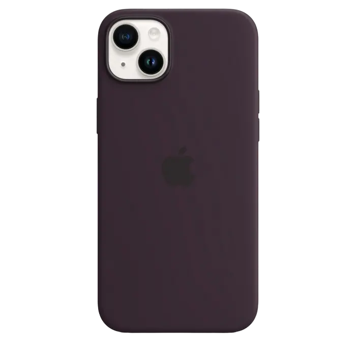 Original iPhone 14 Plus Silicone Case with MagSafe - Elderberry, Model A2911