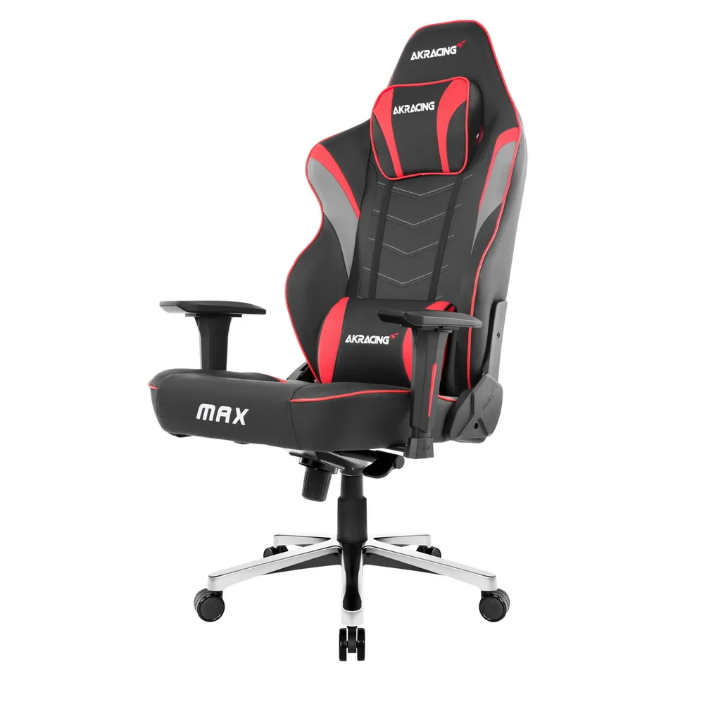 Scaun Gaming AKRacing MASTERS Max, PU piele, Roșu