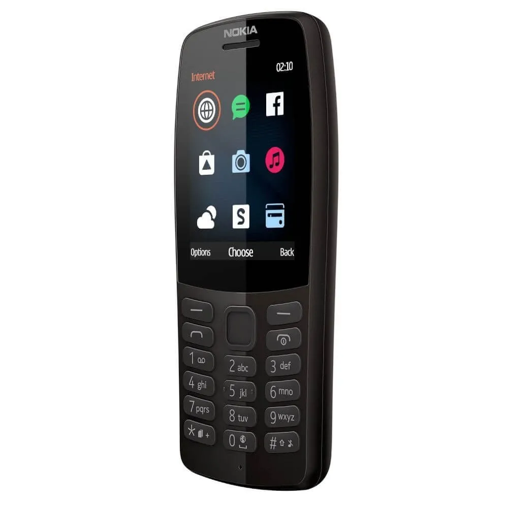 Telefon mobil Nokia 210, Negru