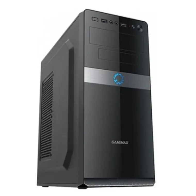 Carcasă PC Sohoo 5908BG, Midi-Tower, ATX, Negru/Gri