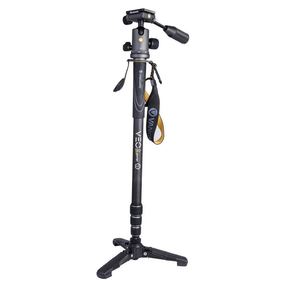 Monopod Vanguard VEO 2S CM-264TBP, Cap video/Cap trepied de minge, Negru