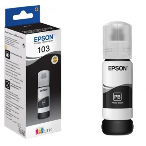 Recipient de cerneală Epson 103 EcoTank, 65ml, Negru