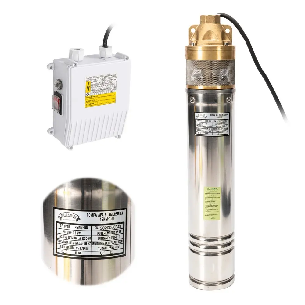 Pompa submersibila Micul Fermier 1.1kW 95m PRO