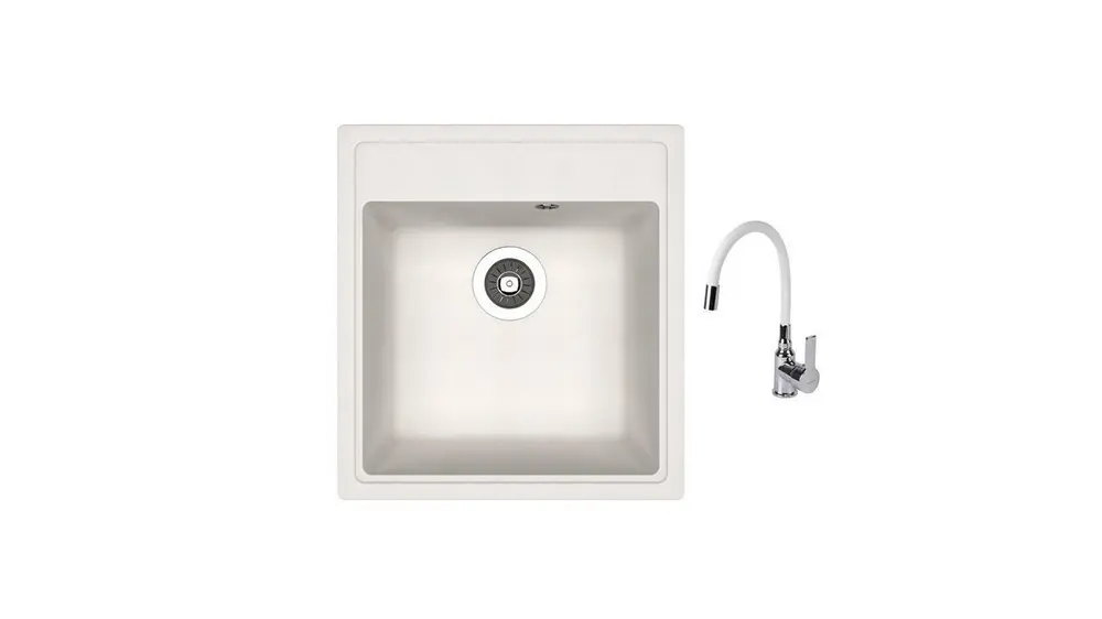 НАБОР мойка Dr Gans Nika 470 + SanDonna F 9995 белый