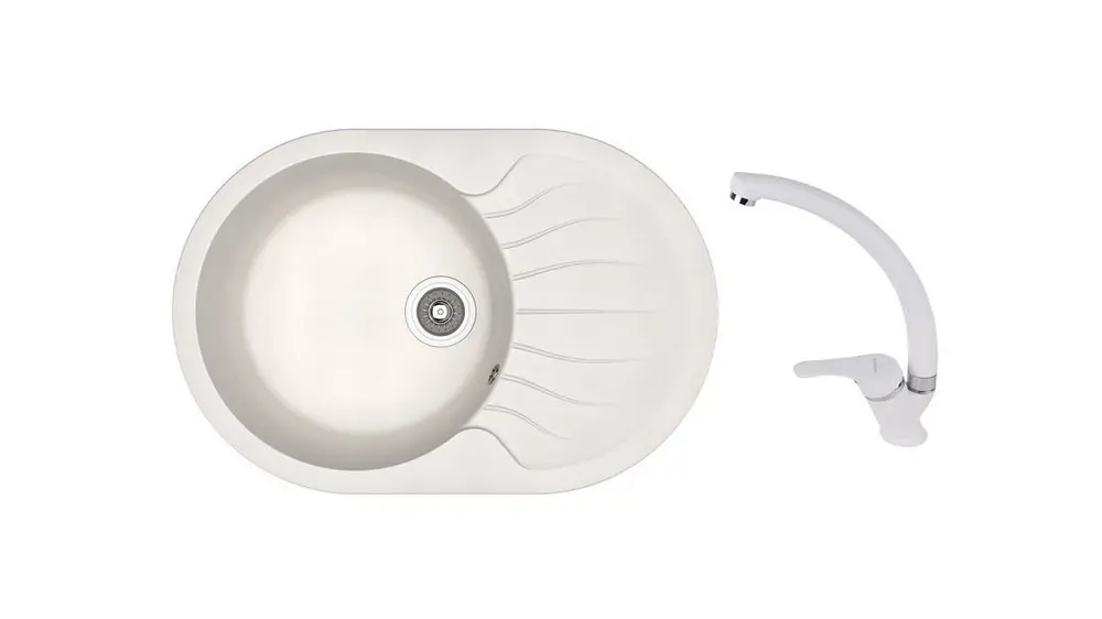 НАБОР мойка Dr Gans Berta 760 + SanDonna F 1069 белый