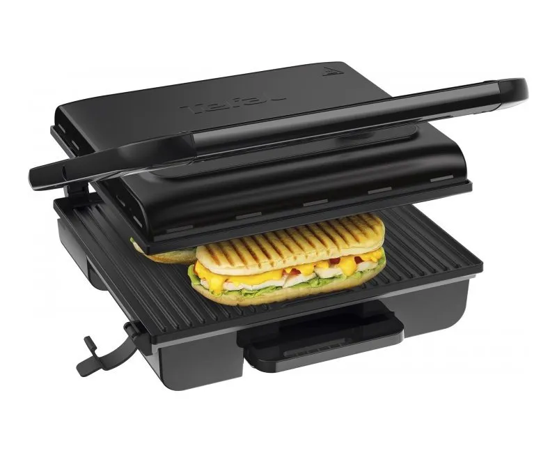 Grătar electric Tefal Inicio Grill, 2000W, Negru