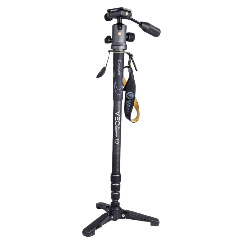 Monopod Vanguard VEO 2S CM-264TBP, Cap video/Cap trepied de minge, Negru