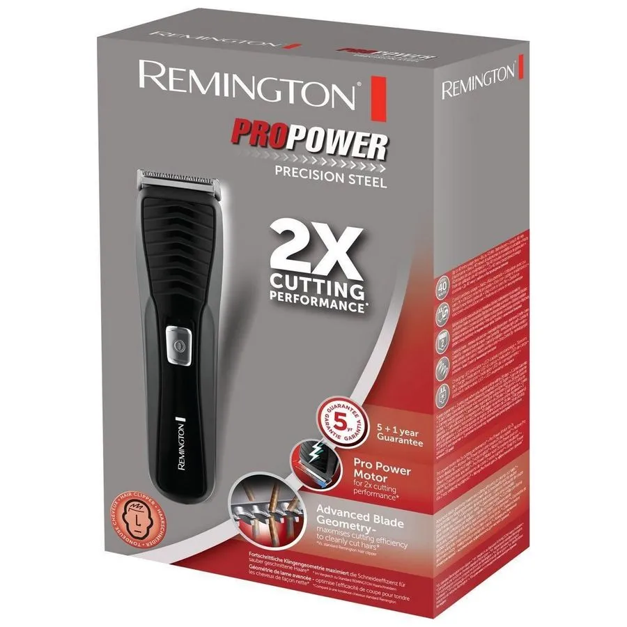 Машинка для стрижки Remington Pro Power Precision Steel HC7110, Чёрный