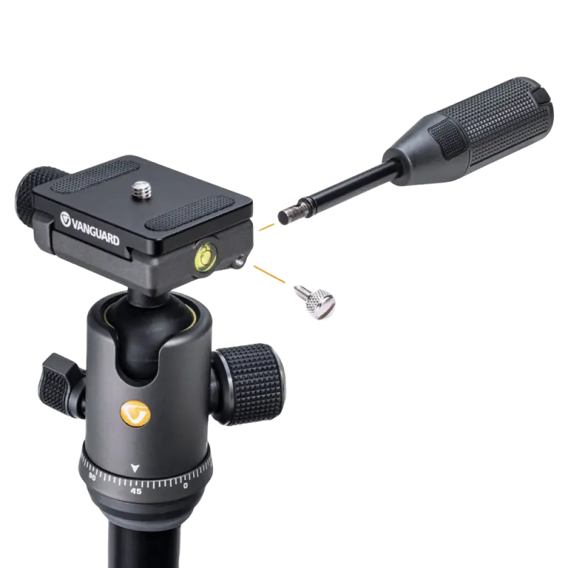 Monopod Vanguard VEO 2S CM-264TBP, Cap video/Cap trepied de minge, Negru