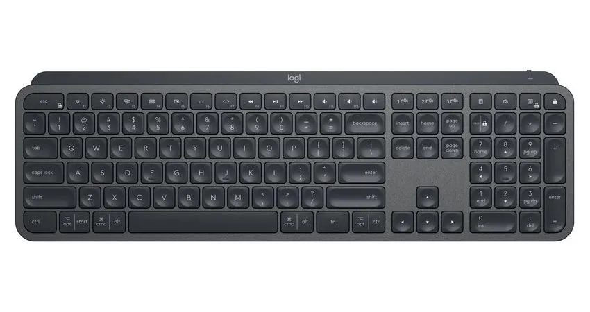 Клавиатура Logitech MX Keys, Беспроводное, Графитовый