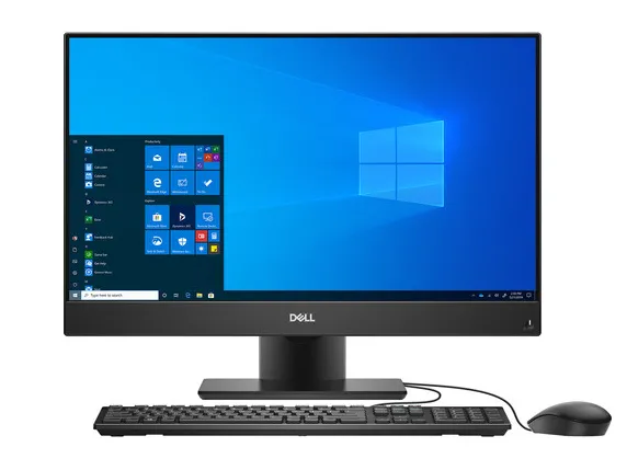 Computer All-in-One DELL OptiPlex 5480, 23,8", Intel Core i5-10500T, 8GB/256GB, Linux Ubuntu, Negru
