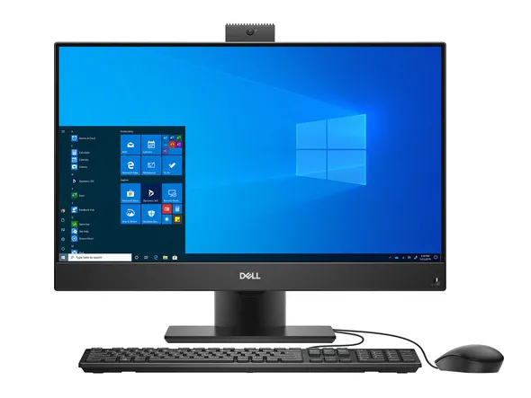 Computer All-in-One DELL OptiPlex 5480, 23,8", Intel Core i5-10500T, 8GB/256GB, Linux Ubuntu, Negru