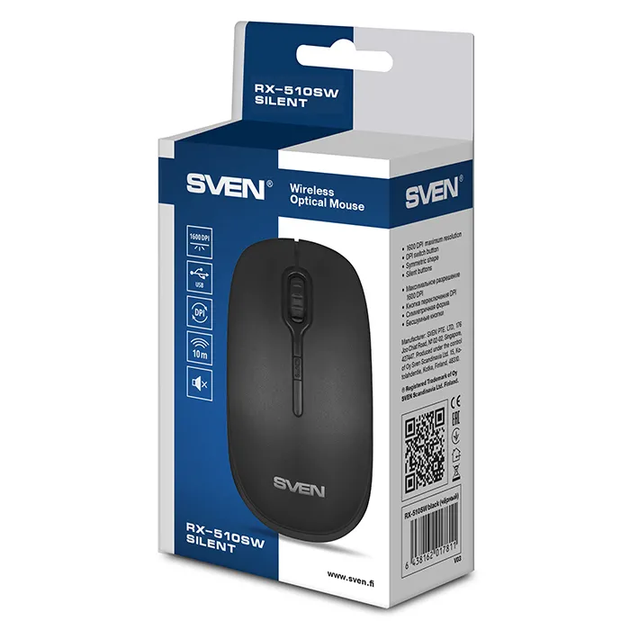 Mouse Wireless SVEN RX-510SW, Negru
