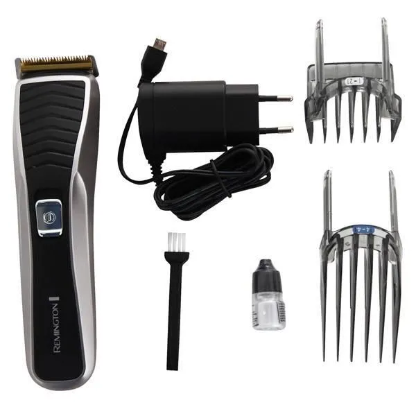 Машинка для стрижки Remington Pro Power Titanium HC7130, Чёрный | Серебристый