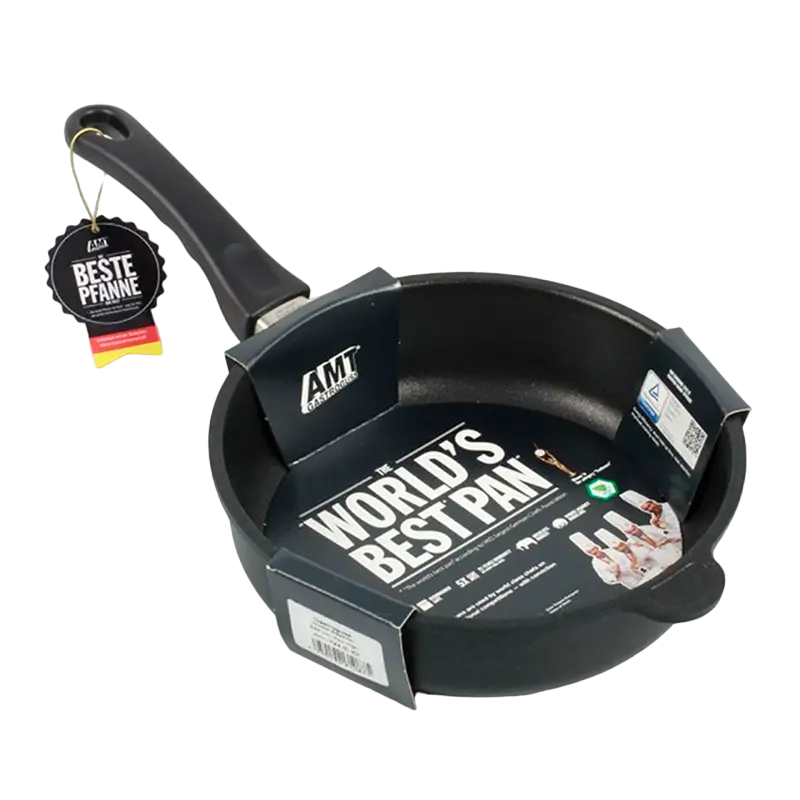 Сковорода AMT Gastroguss AMT-724-E , 2,6л, 24см, Чёрный