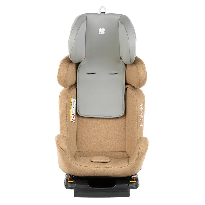 Scaun auto Kikka Boo 4 Safe ISOFIX, Grupa 0+/1/2/3 (0-36 kg), Bej