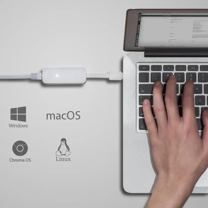 Сетевой адаптер TP-LINK UE300, Белый