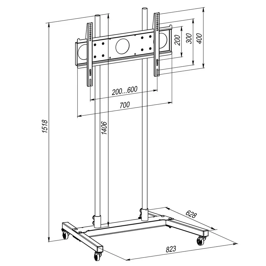 Mobile Stand for Displays  KSL PS3; 32-65