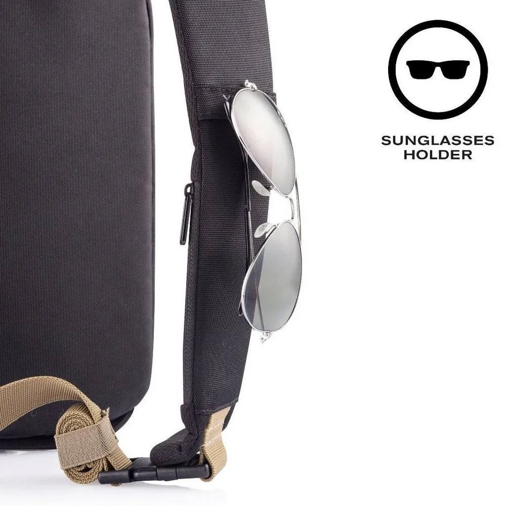 Geantă de umăr Bobby Sling, 9,7", Poliester, Negru