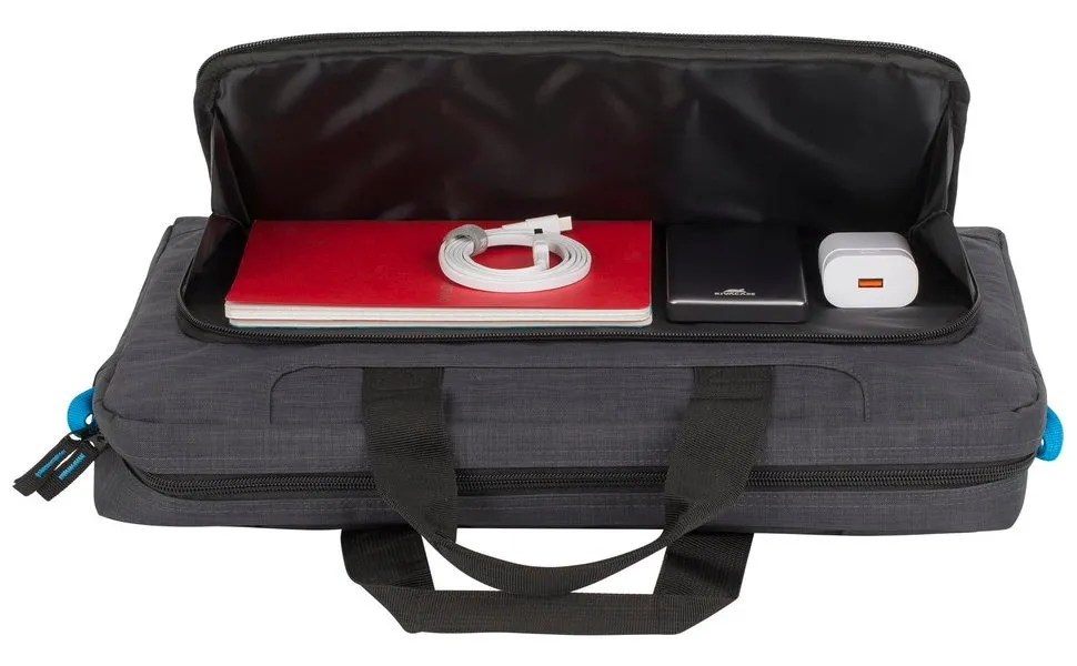 Geantă pentru Laptop RivaCase Regent, 17.3", Poliester, Negru