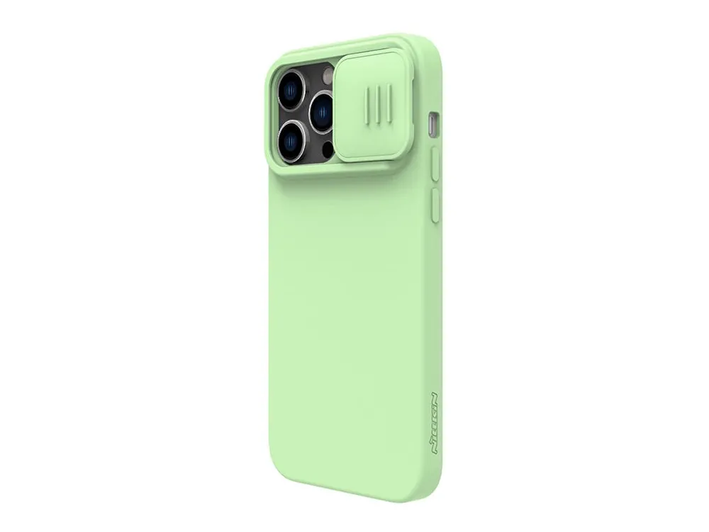 Nillkin Apple iPhone 14 Pro, CamShield Silky Silicone Case, Mint Green