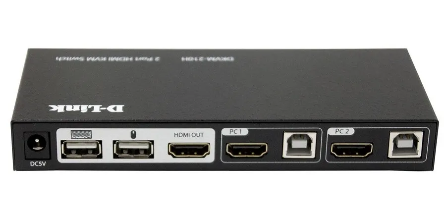 Switch KVM D-Link DKVM-210H/A1A, 1,5m