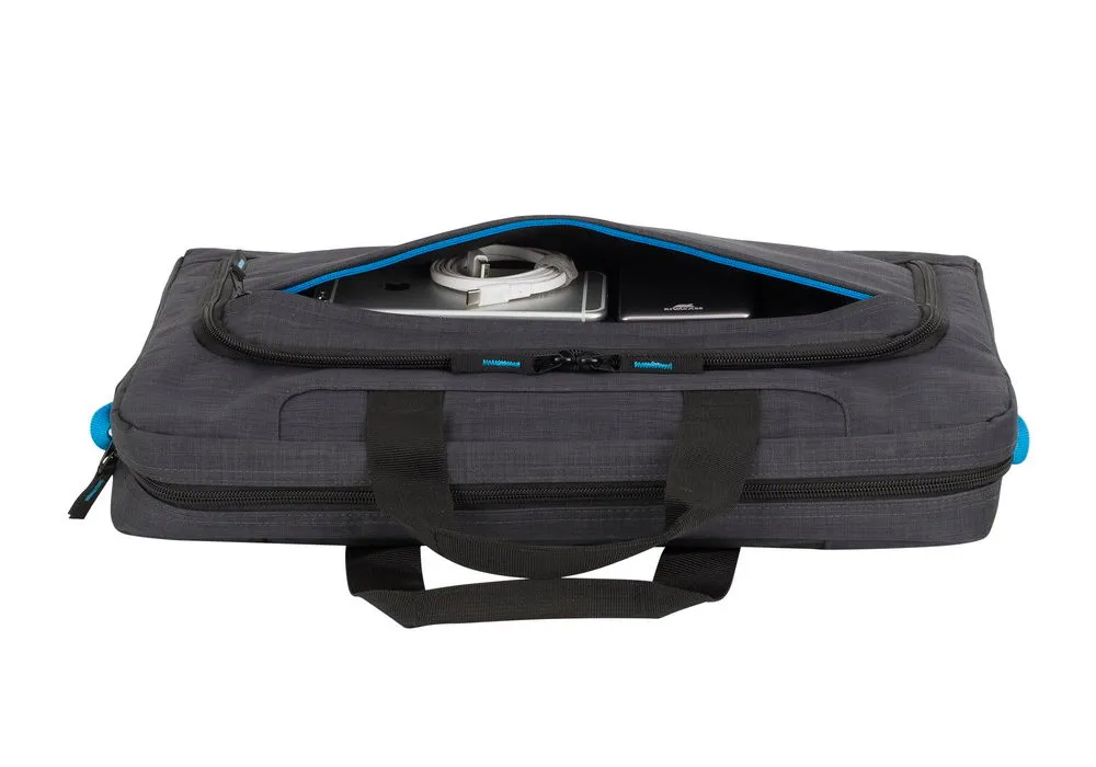 Geantă pentru Laptop RivaCase Regent, 17.3", Poliester, Negru