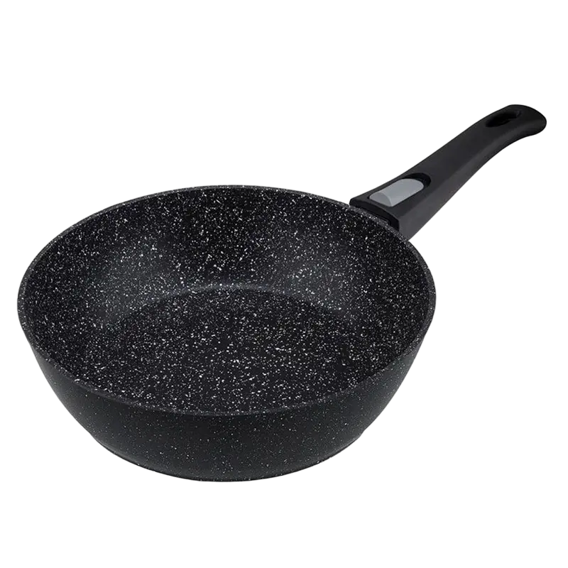 Сковорода глубокая RESTO 93041, 26см, Чёрный