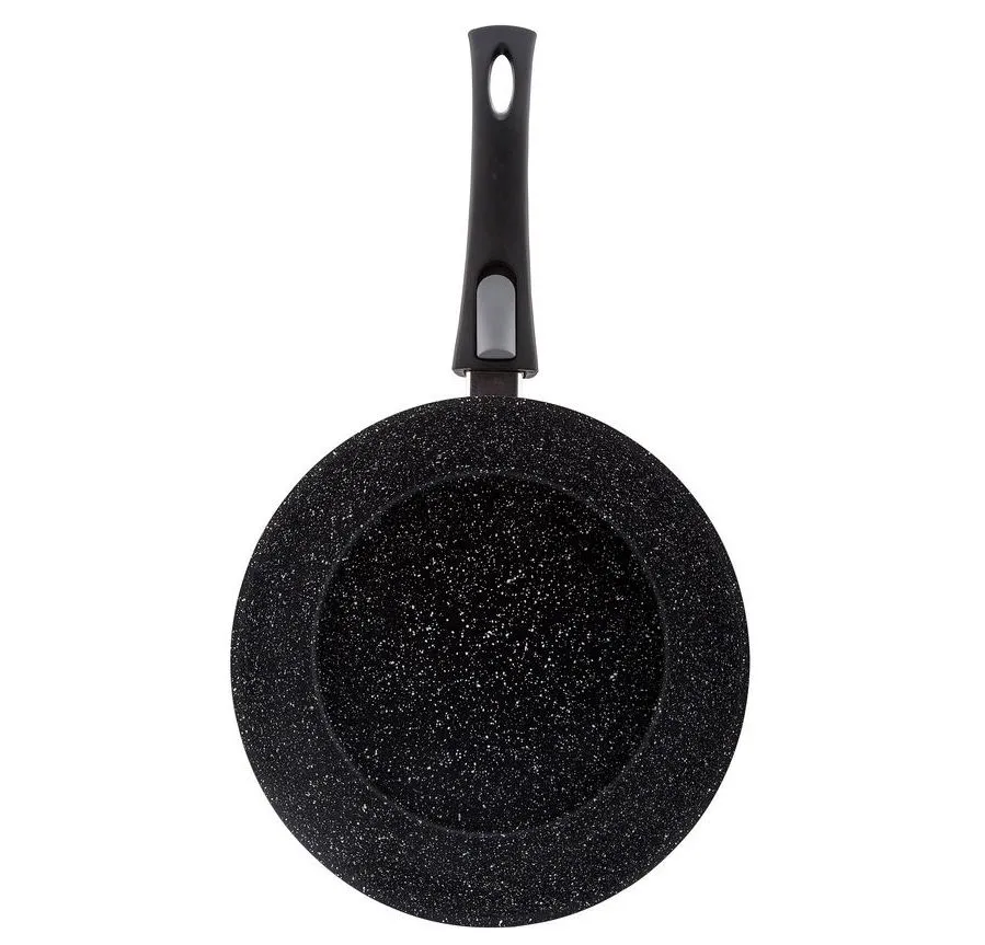 Сковорода глубокая RESTO 93041, 26см, Чёрный