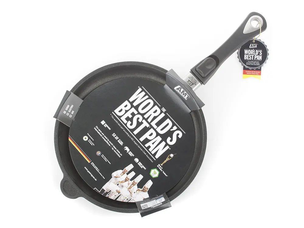 Сковорода AMT Gastroguss AMT-428-E,  28см, Чёрный