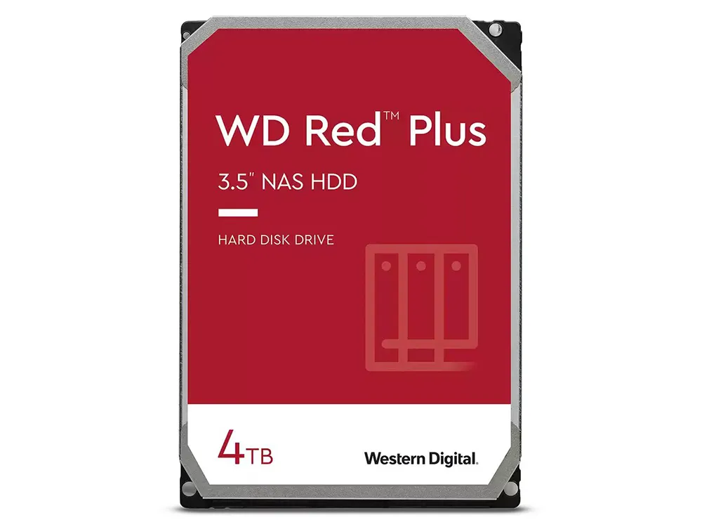 Жесткий диск Western Digital WD Red Plus, 3.5", 4 ТБ <WD40EFZX>