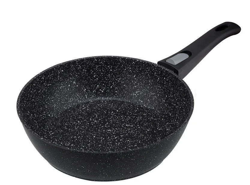 Сковорода глубокая RESTO 93041, 26см, Чёрный