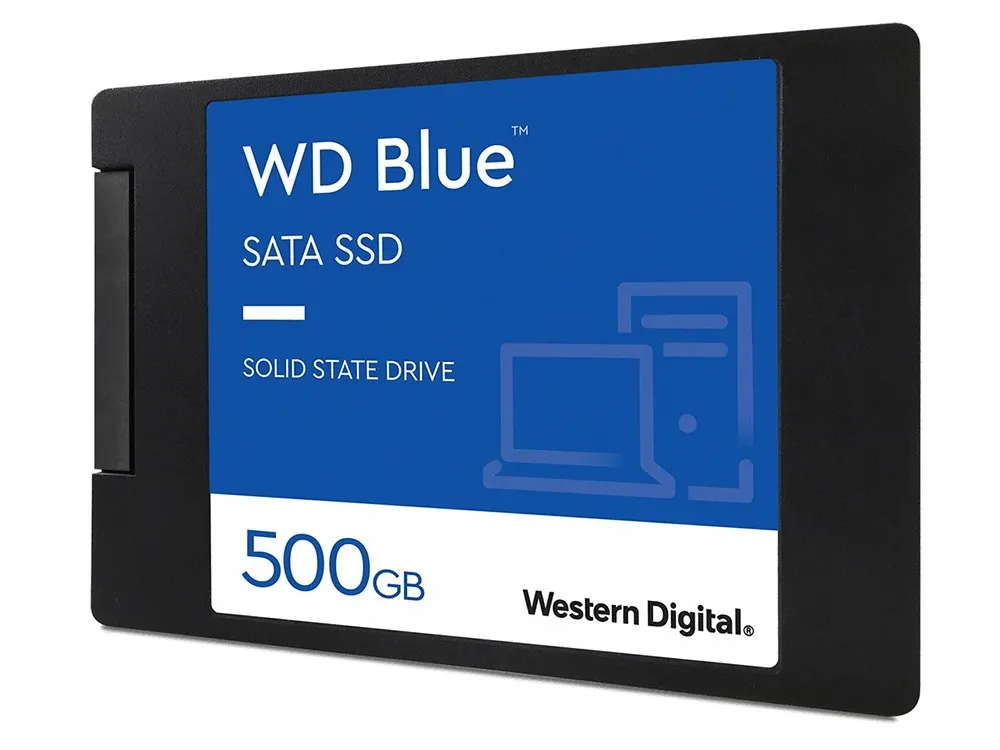 Накопитель SSD Western Digital WD Blue, 500Гб, WDS500G2B0A