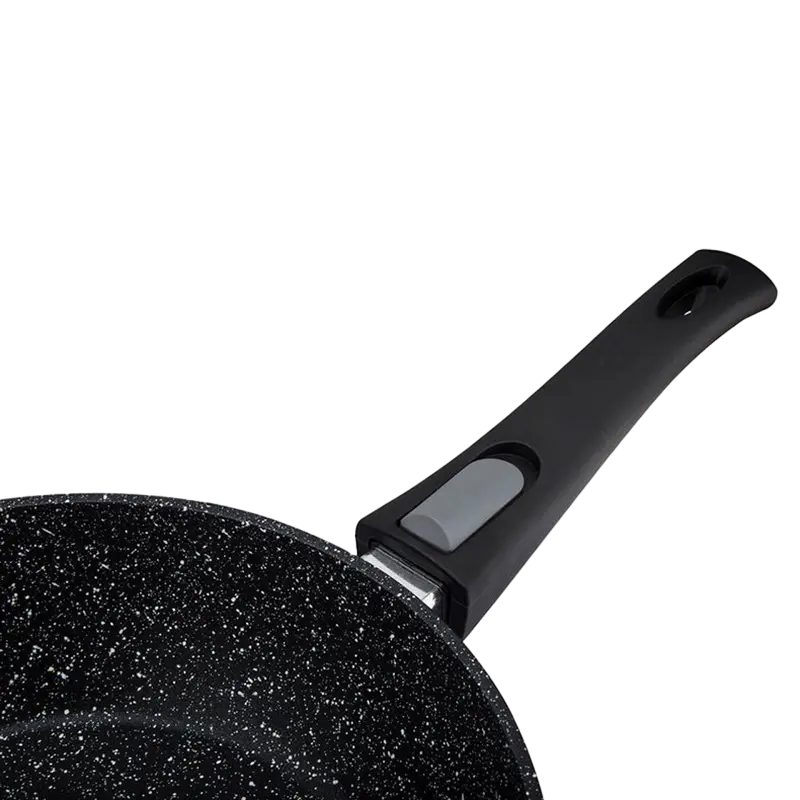 Сковорода глубокая RESTO 93041, 26см, Чёрный