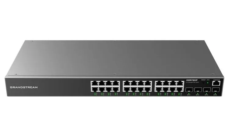 Коммутатор Grandstream GWN7803, 24x 10/100/1000 Мбит/с