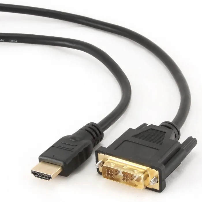 Cablu Video Cablexpert CC-HDMI-DVI-0.5M, HDMI (M) - DVI-I (M), 0,5m, Negru