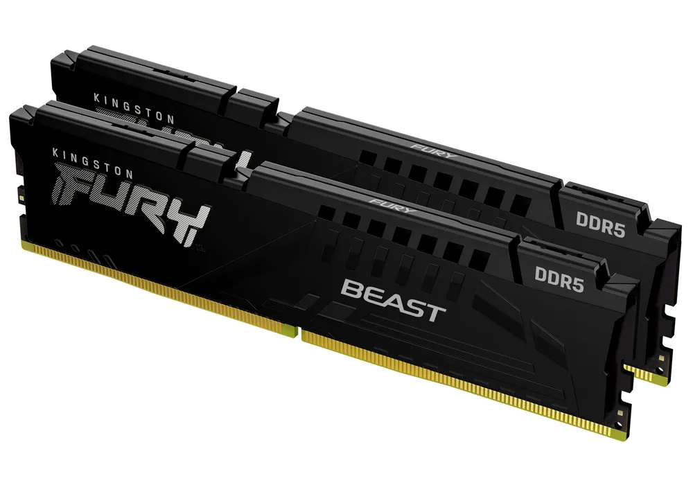 Оперативная память Kingston FURY Beast, DDR5 SDRAM, 5200 МГц, 16Гб, KF552C40BBK2-16