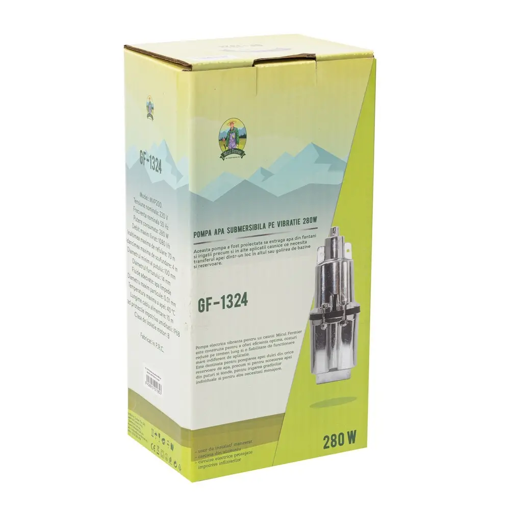 Pompa submersibila Micul Fermier VMP60 280W (Vibratie)