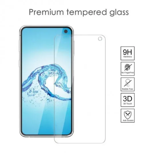 Защитное стекло Cellularline Tempered Glass for Samsung S10E, Чёрный