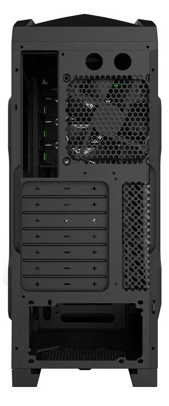 Carcasă PC Gamemax Centauri, Midi-Tower, ATX, Negru/Rosu