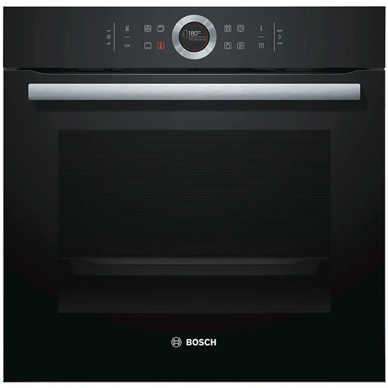 Электрический духовой шкаф Bosch HBG672BB1S, Чёрный