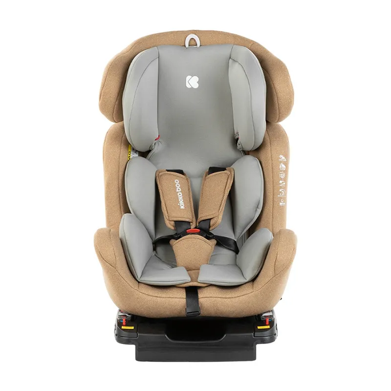 Scaun auto Kikka Boo 4 Safe ISOFIX, Grupa 0+/1/2/3 (0-36 kg), Bej