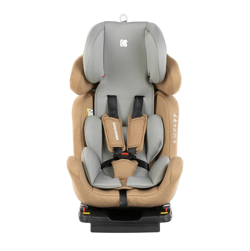 Scaun auto Kikka Boo 4 Safe ISOFIX, Grupa 0+/1/2/3 (0-36 kg), Bej