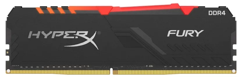 Оперативная память Kingston HyperX FURY RGB, DDR4 SDRAM, 3000 MГц, 16Гб, HX430C15FB3A/16